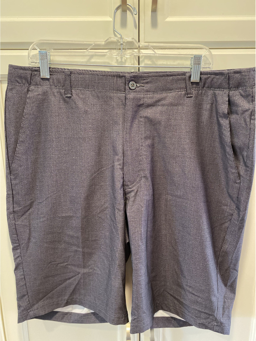 Pebble Beach Men's Size 38, Gray, Polyester, Golf Shorts